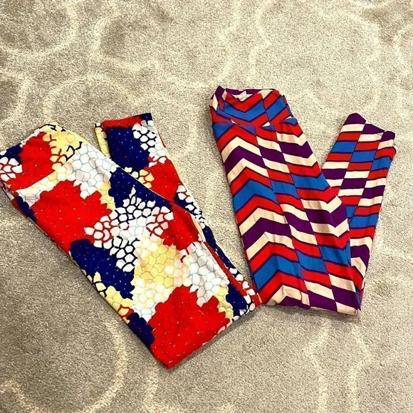 ‎Lularoe os leggings (both pairs included) - Picture 2 of 2